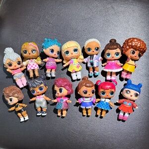 L.O.L. Surprise! Dolls with Pink, Blue, and Yellow Outfits